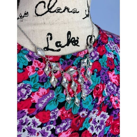 Touchstone Crystal by SWAROVSKI Crystal Layered Dangling Necklace - Picture 5 of 6